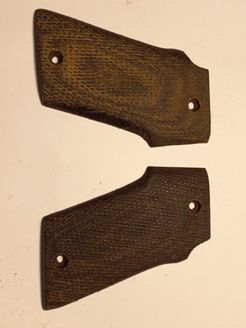 Paar Griffschalen Holz, Original