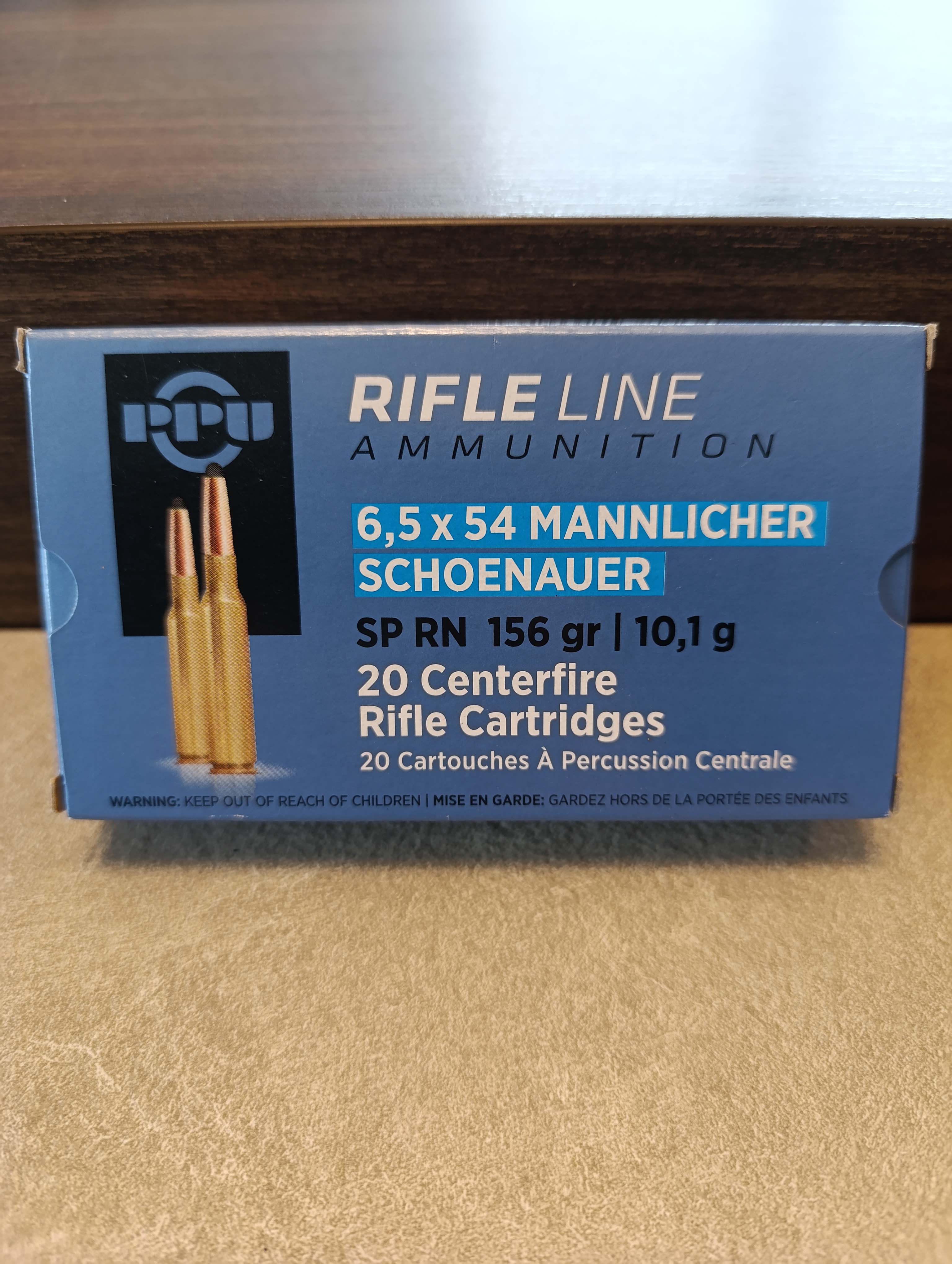 PPU 6,5x54 Mannl. Schönauer SP 156grs  20 Stk. PPU 6,5x54 Mannl. Schönauer SP 156grs  20 Stk.