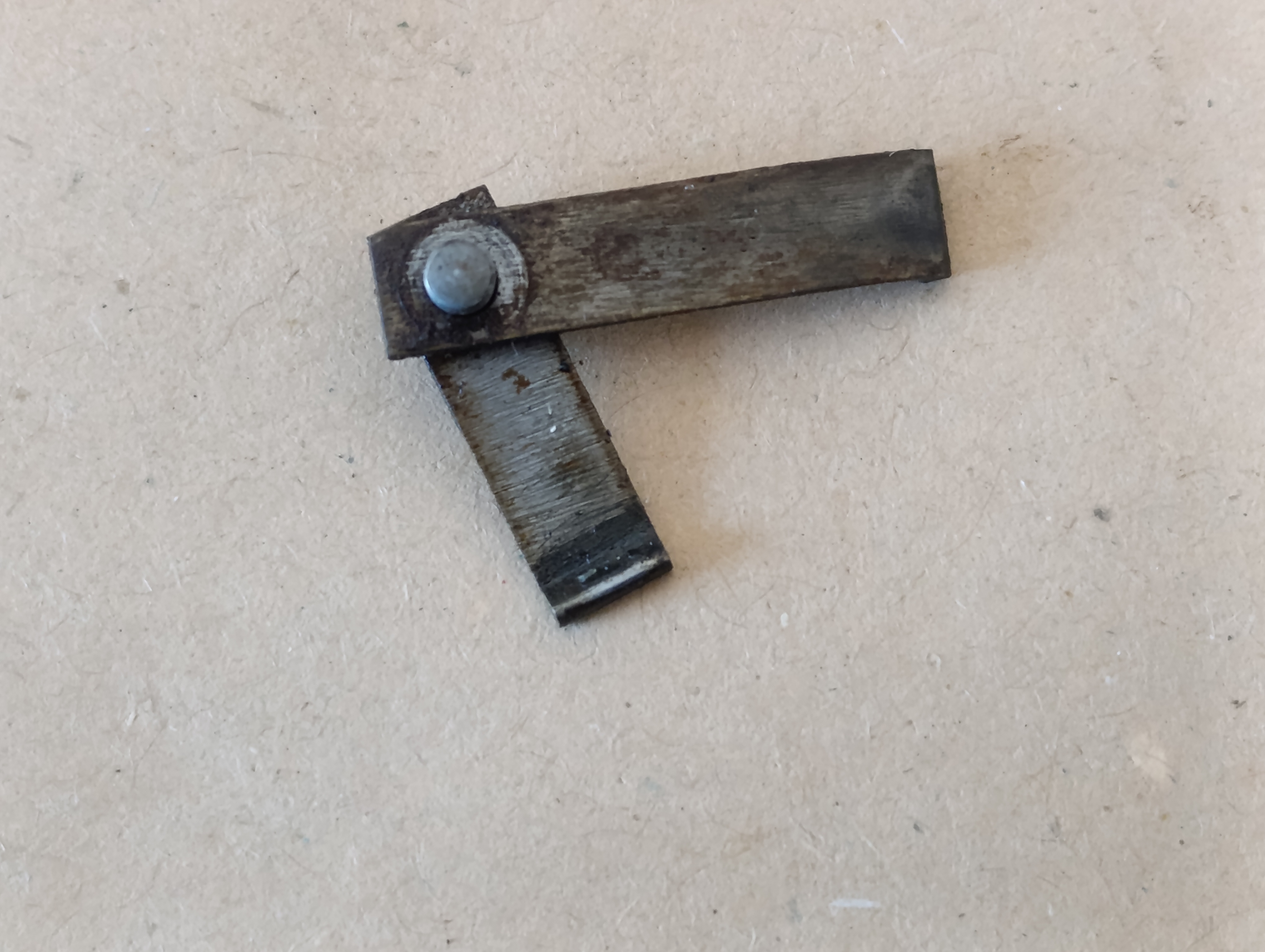 Abzugsfeder + Kipphebelfeder inkl Schraube für Steyr Modell Pieper Kipplauf 6,35 M 1909 (1)