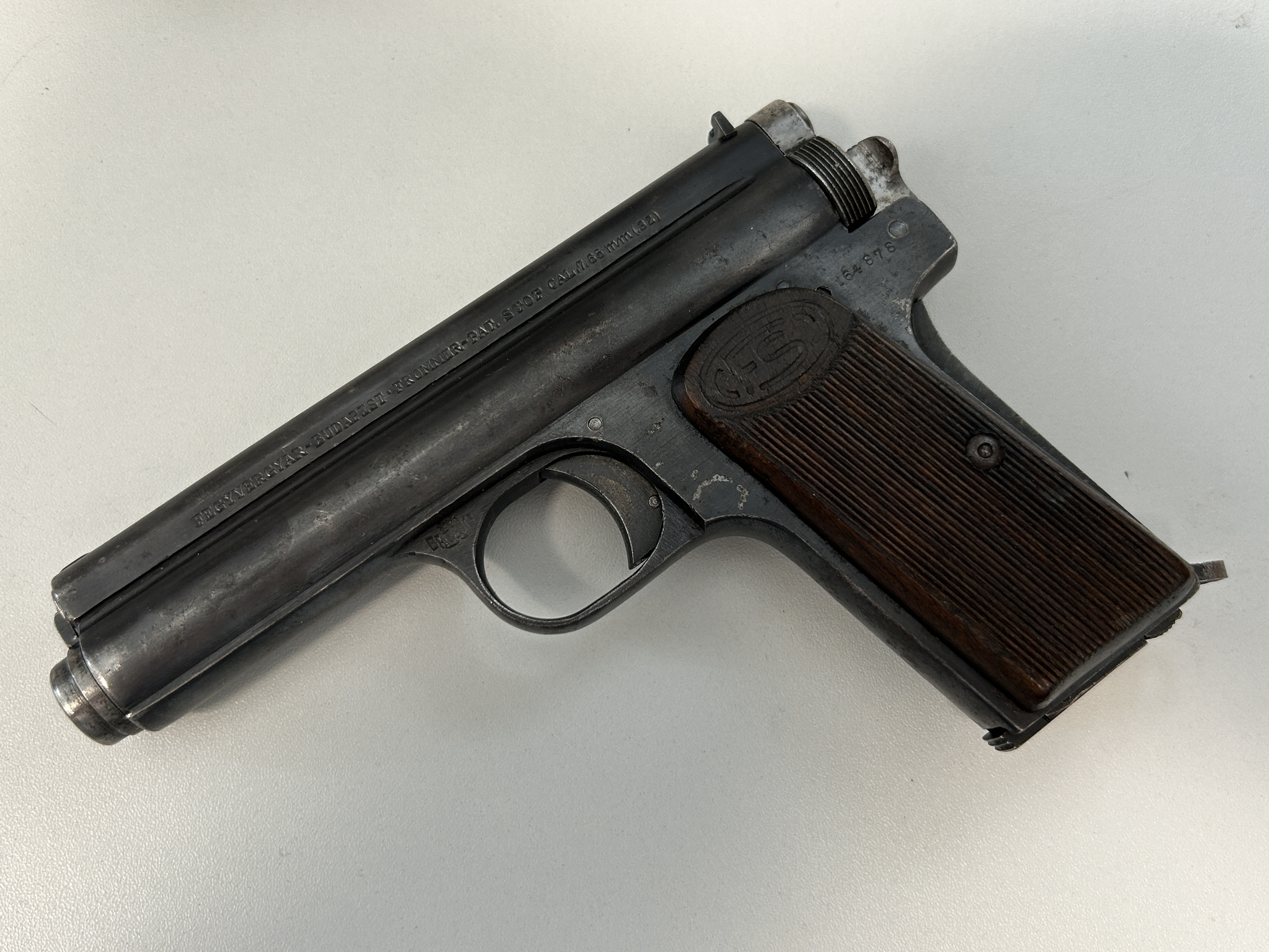 Pistole Frommer Stop 7,65 Ungarische Abnahme 1915