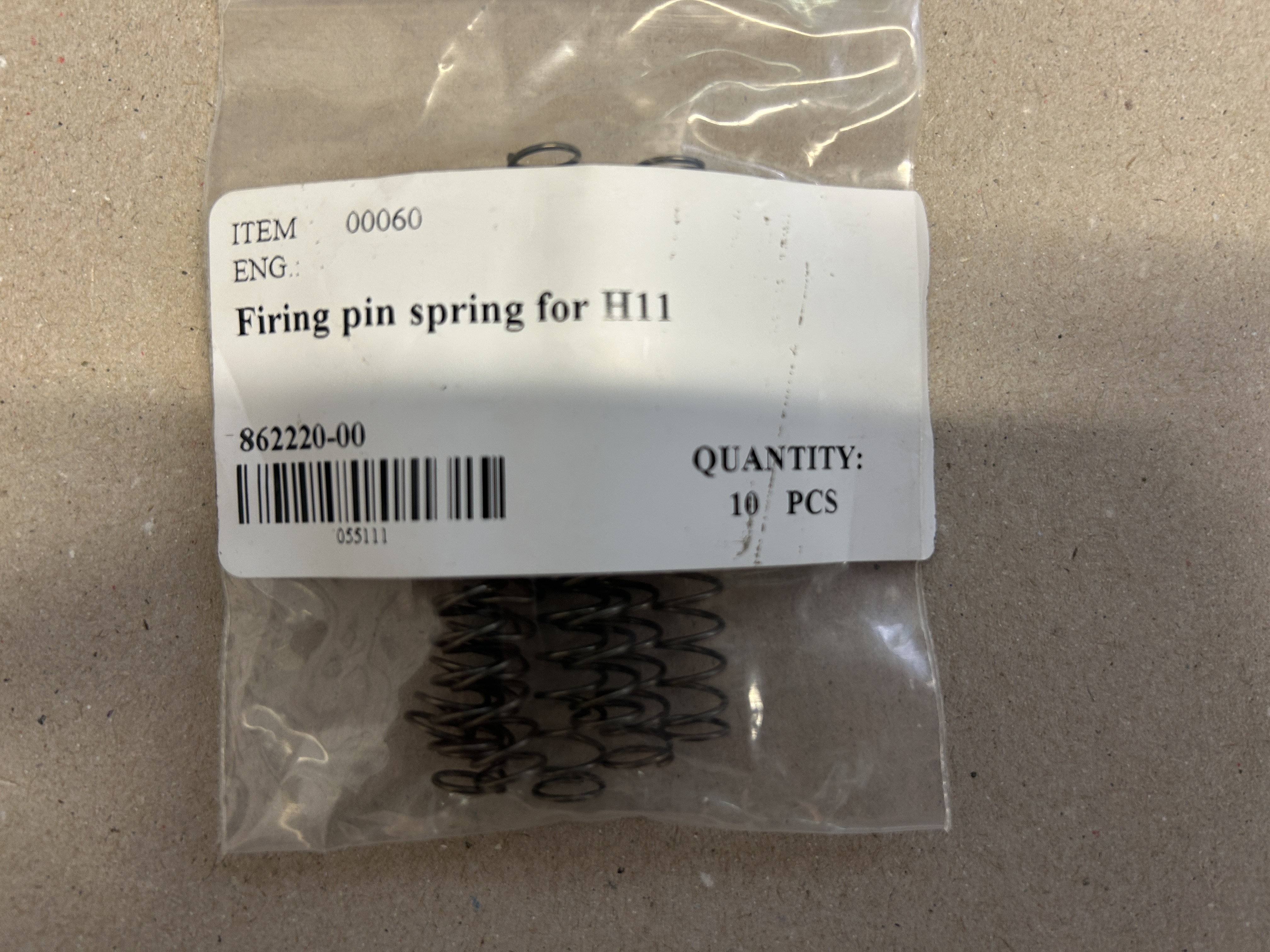 HS 11 / Springfield Hellcat  Schlagbolzenfeder Firing pin spring