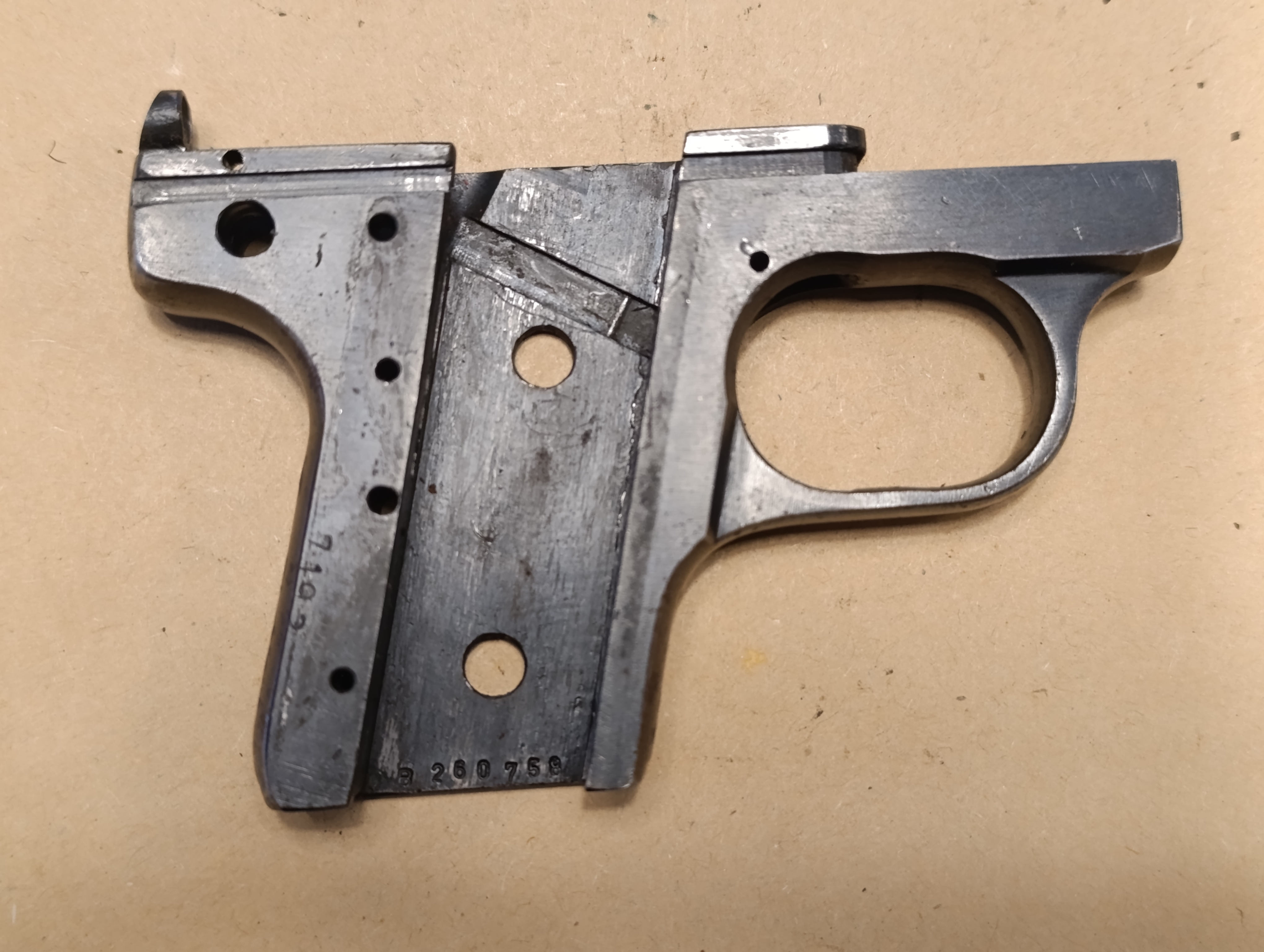 Griffstück für Pistole CZ Duo Modell Z 6,35 (1)