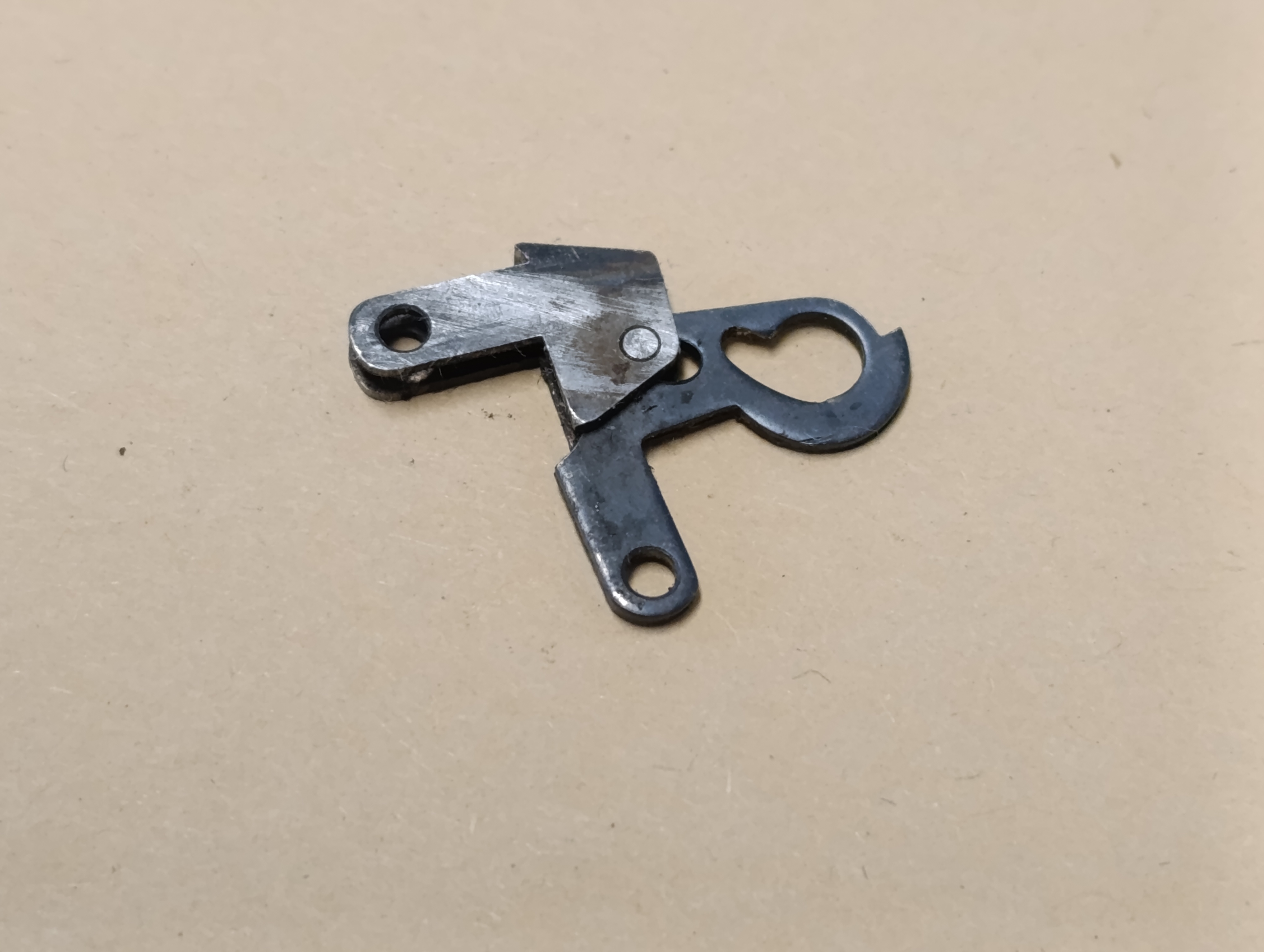 Konvolut Walther Modell 9 Abzugsstollen, Stift für Abzugstollen, Abzugstollenhebel