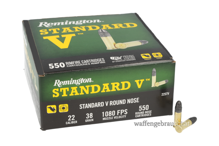 Remington Kleinkalibermunition .22 LR 2,46g Standard Velocity, a 550 Stück