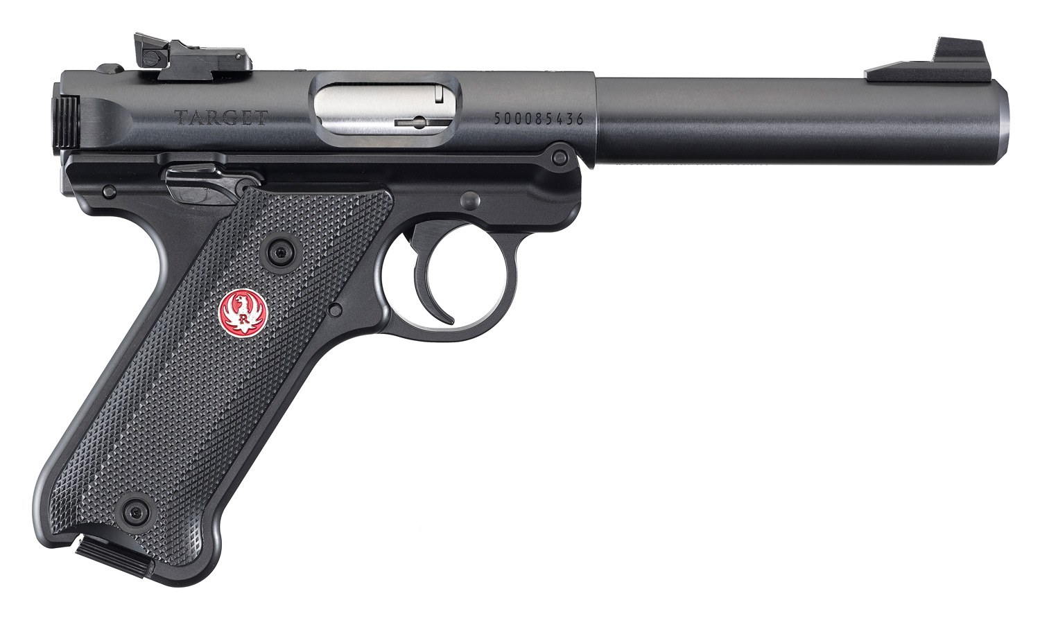 Ruger Mark IV Target Pistol Kal. .22lr, Blued, Synthetic Grip,10+1