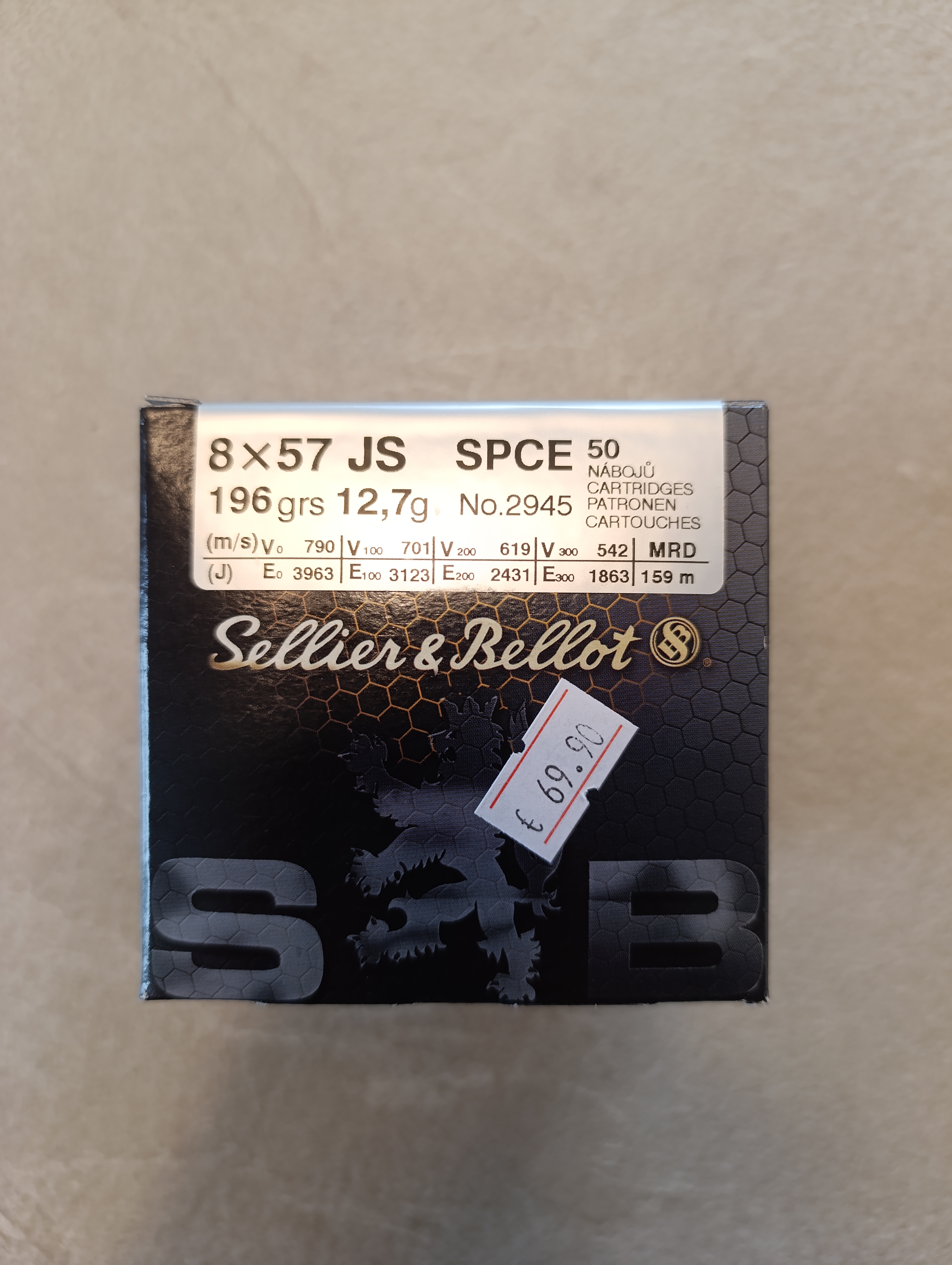 S&B 8x57IS SPCE 196grs 50er S&B 8x57IS SPCE 196grs 50er