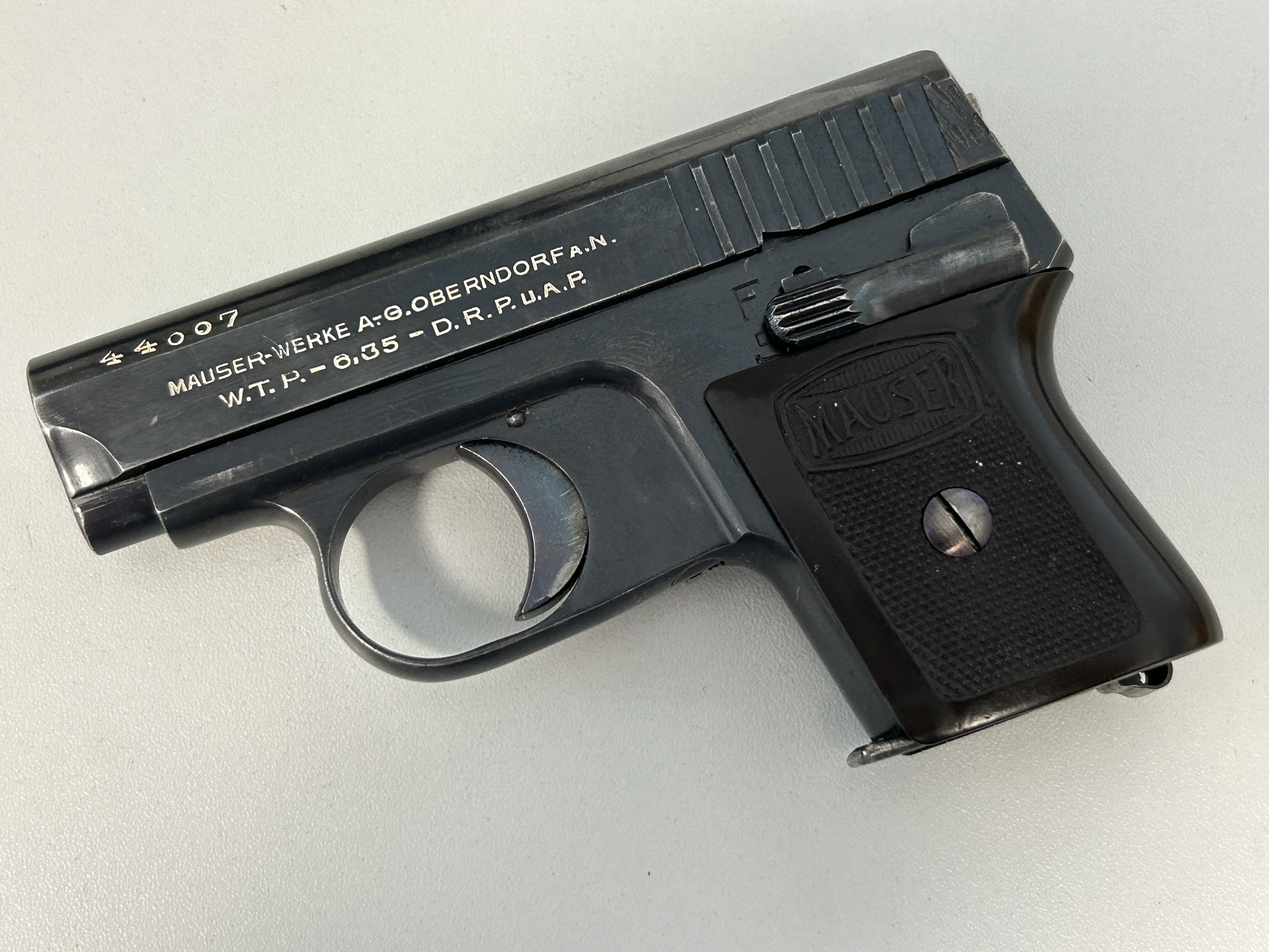 Pistole Mauser Westentaschenpistole WTP 1 spätes Modell