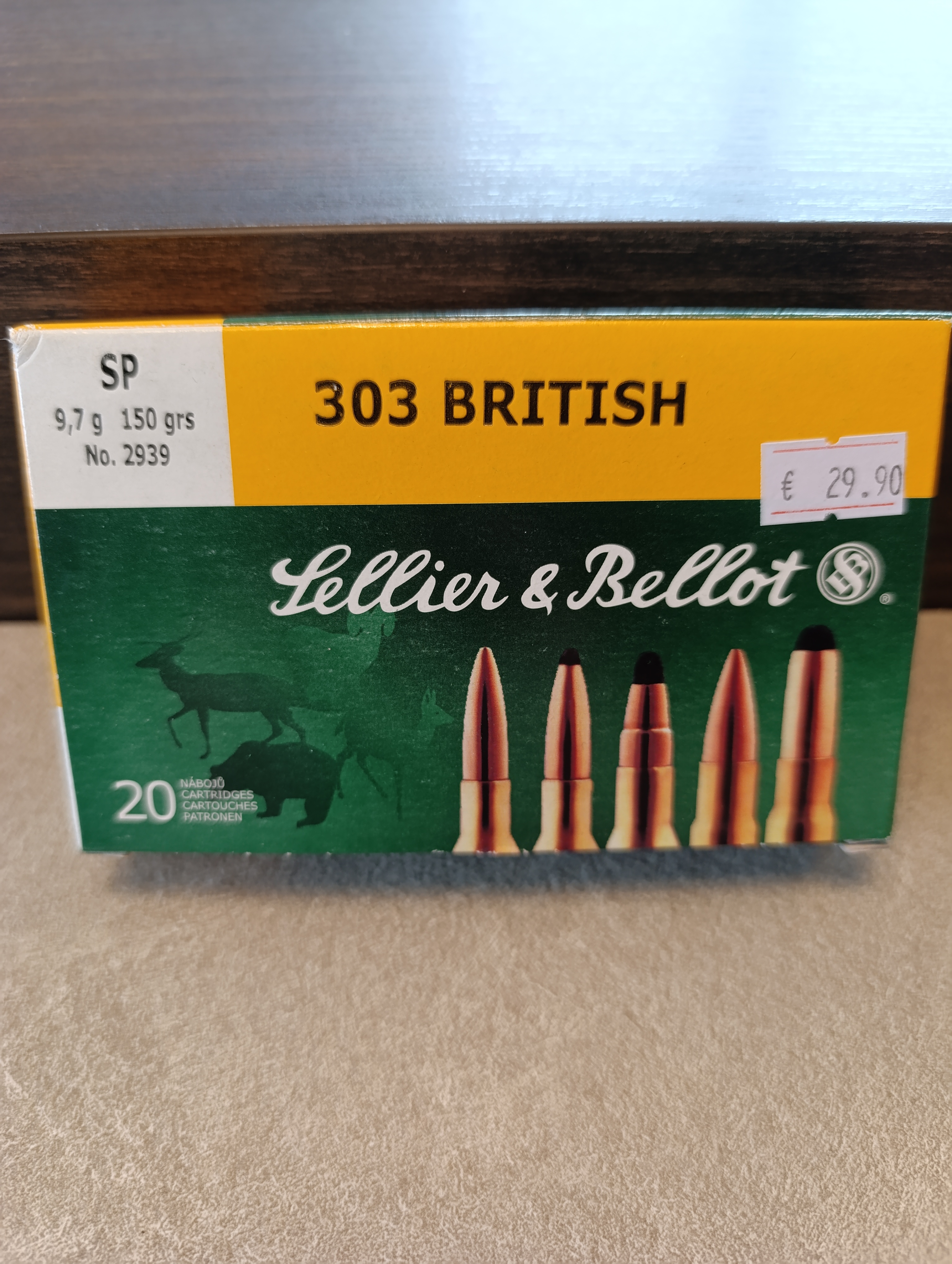 S&B .303 British SP 150grs 20er S&B .303 British SP 150grs 20er