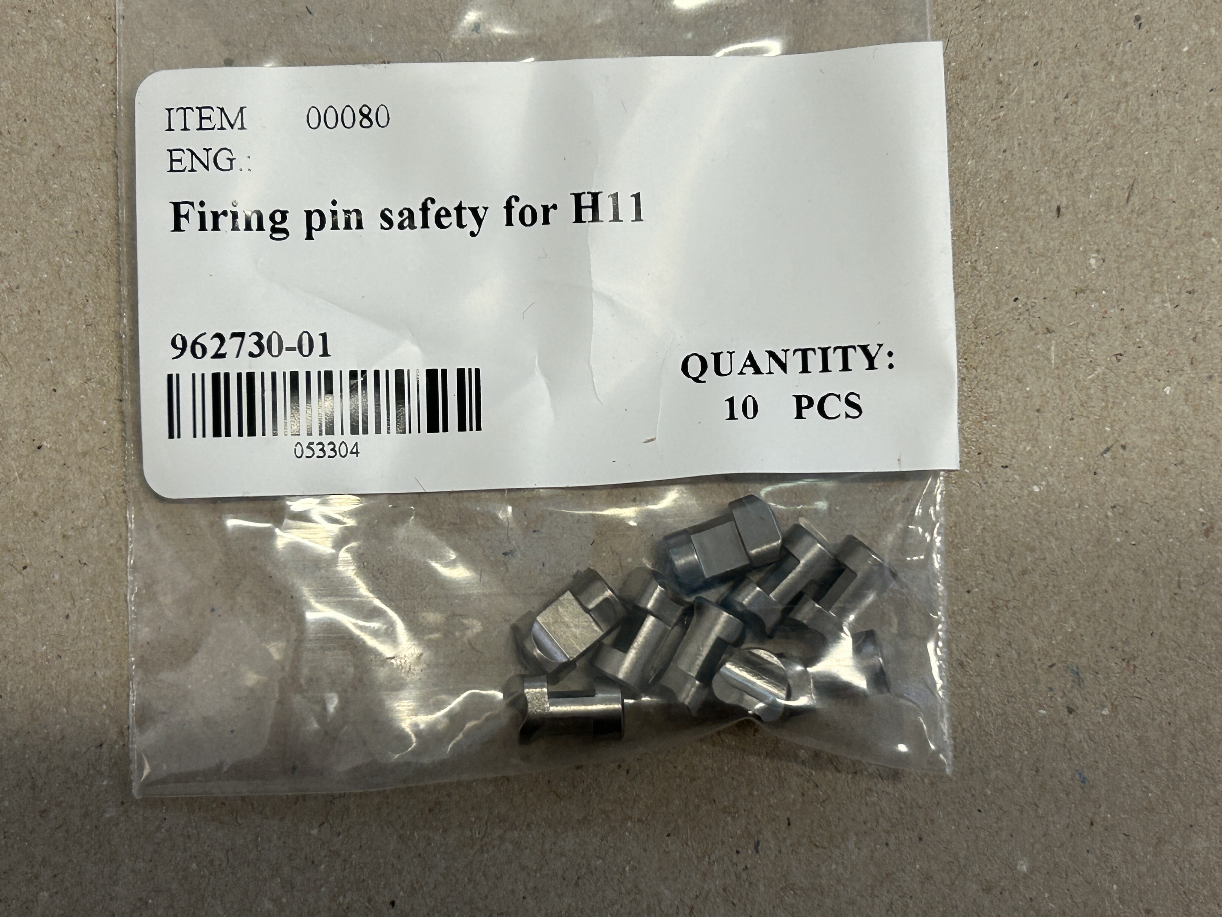 HS 11 / Springfield Hellcat Schlagbolzensicherung Firing pin safety