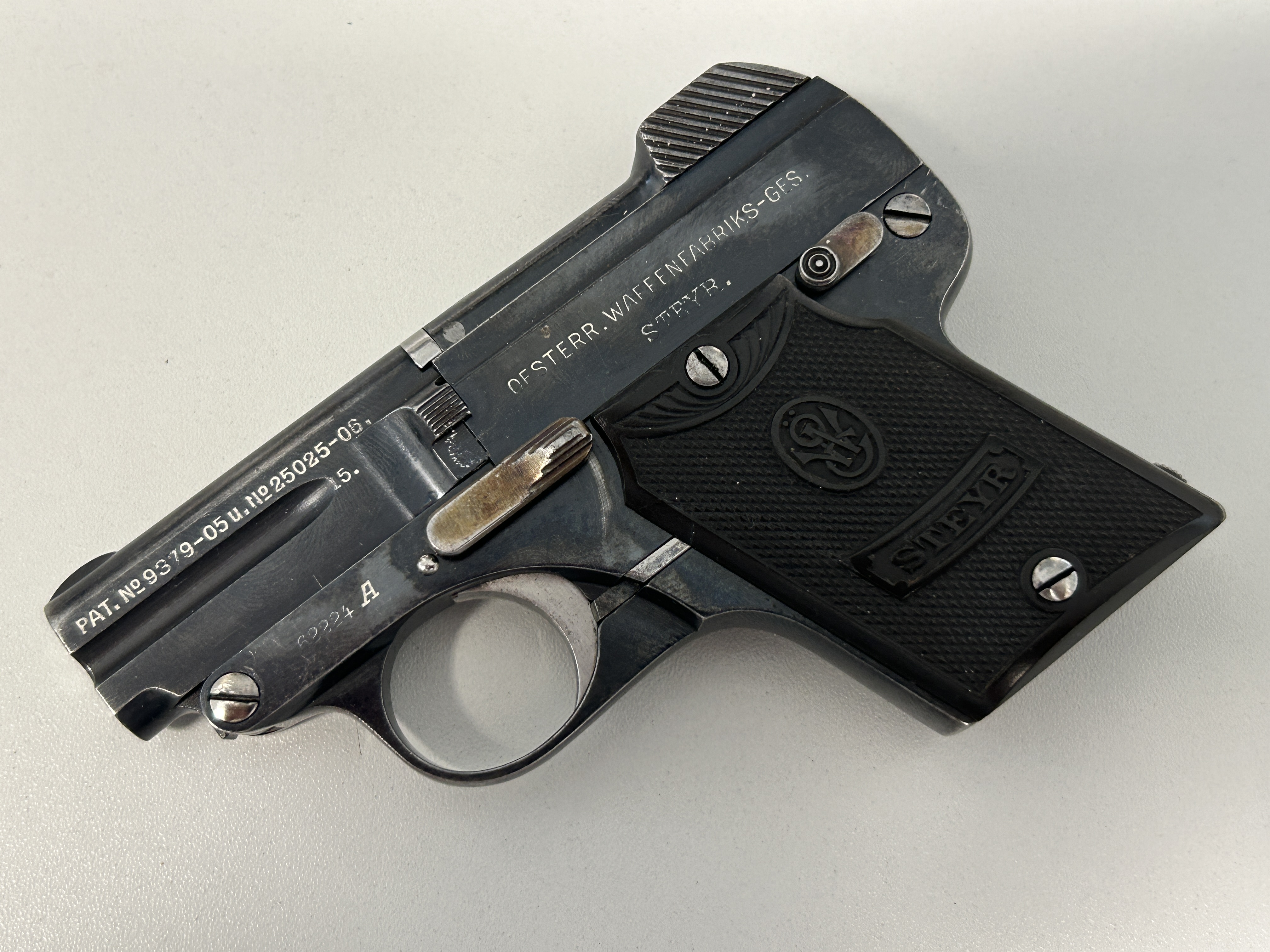 Pistole Steyr Pieper 1909  Standard Modell OeWG