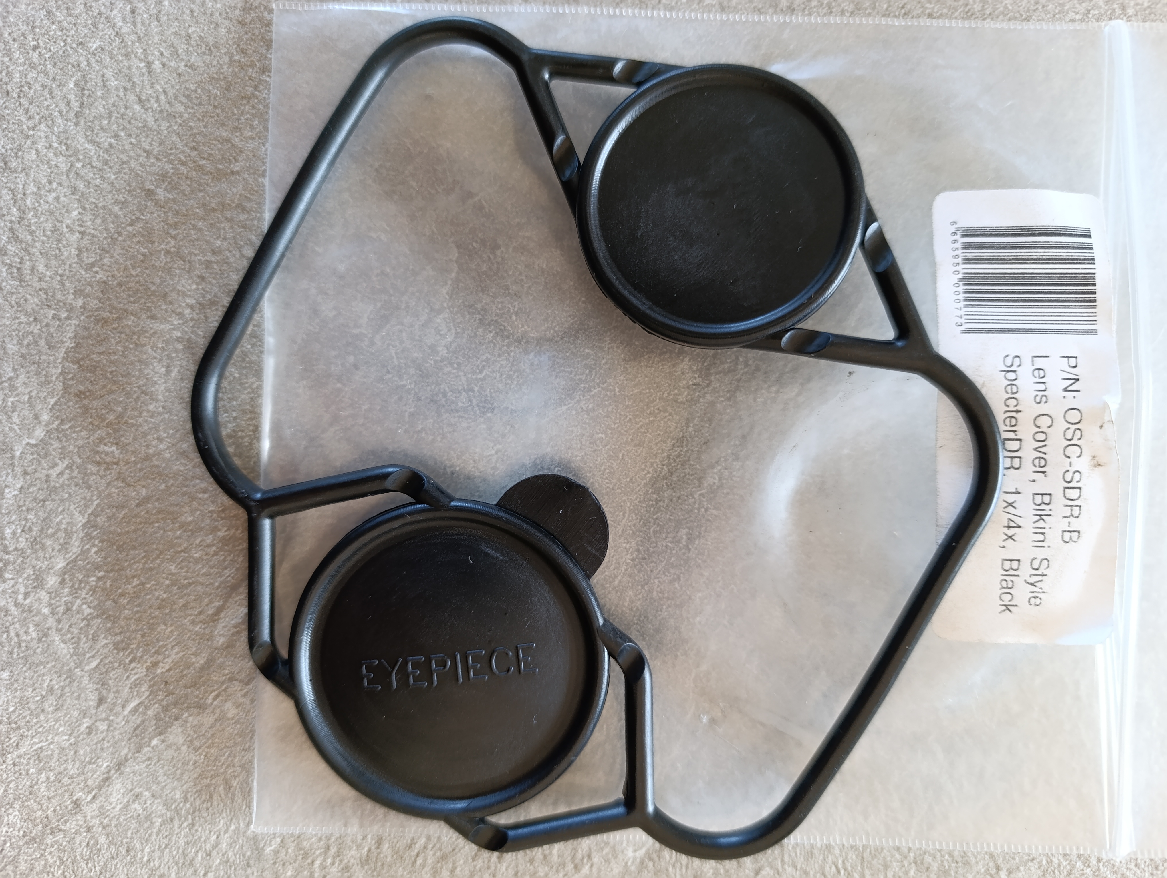 Elcan Lens Cover, Bikini Style Specter DR, 1x/4x Black