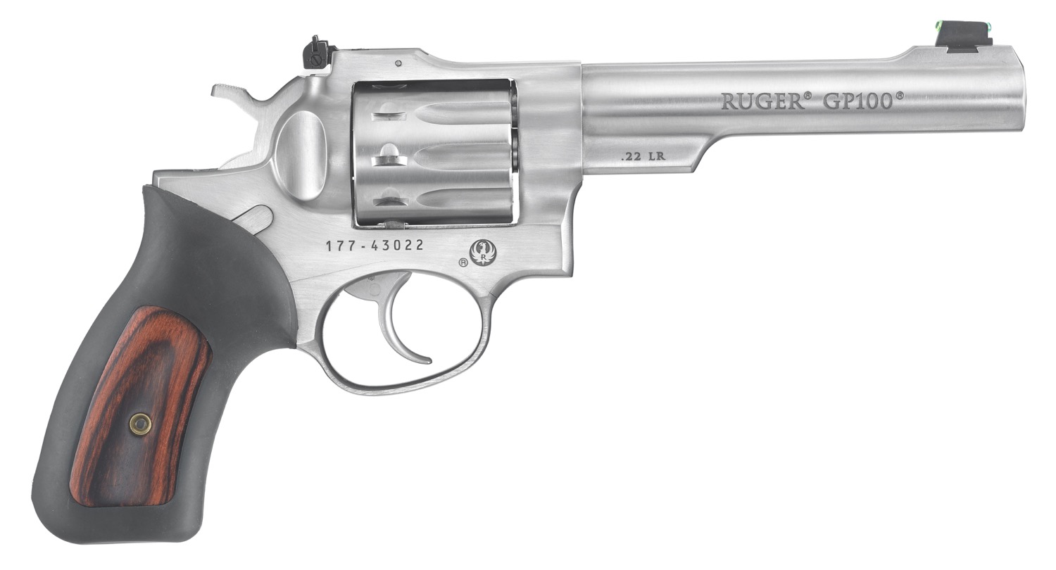Ruger Revolver GP100 5,5" Kal. .22lr., stainless,10 Schuss