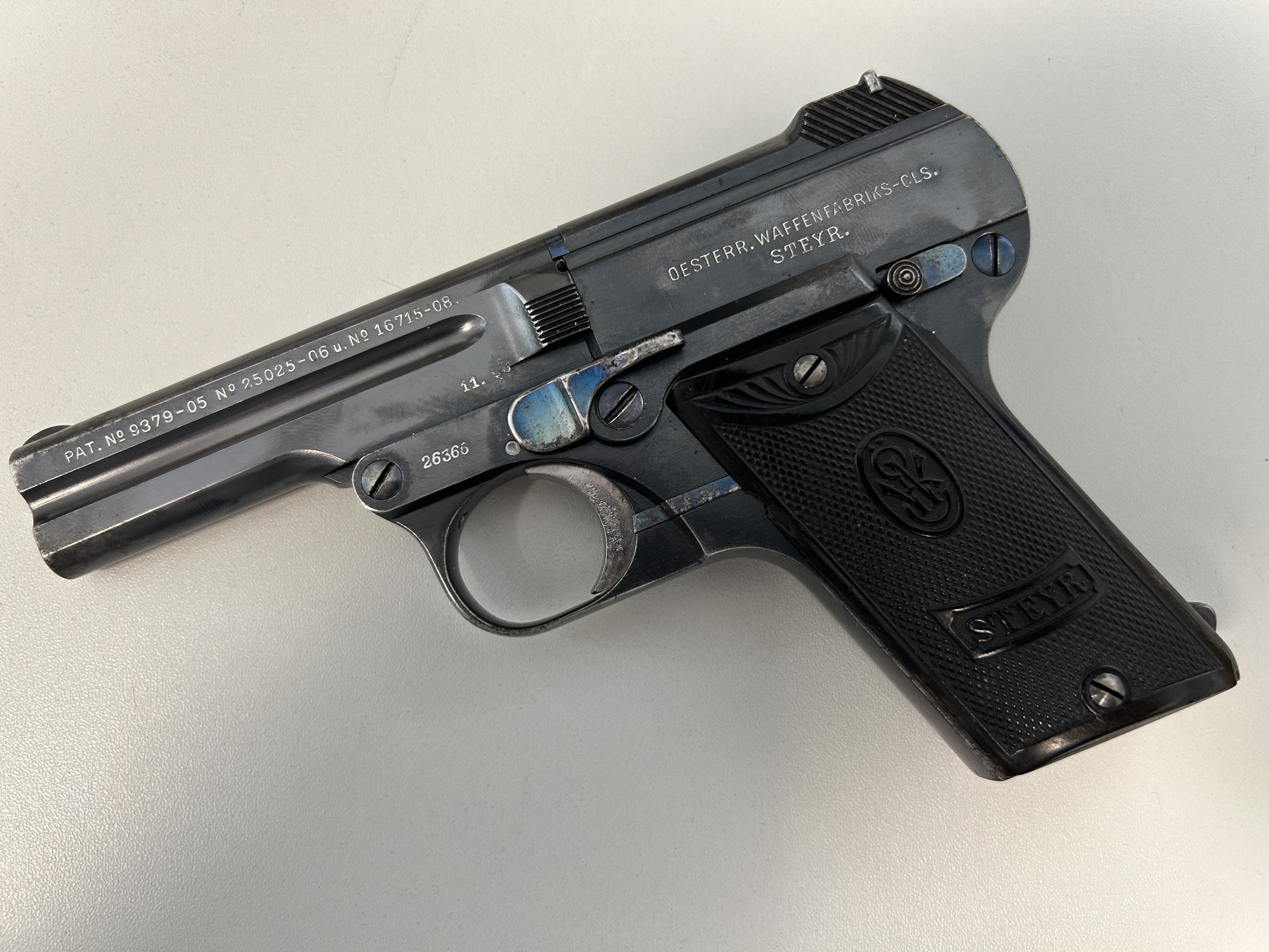 Pistole Steyr 1909  Doppeladler