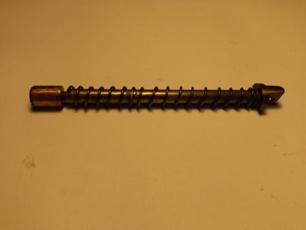 Kupplungsstange mit Mutter und Schliessfeder