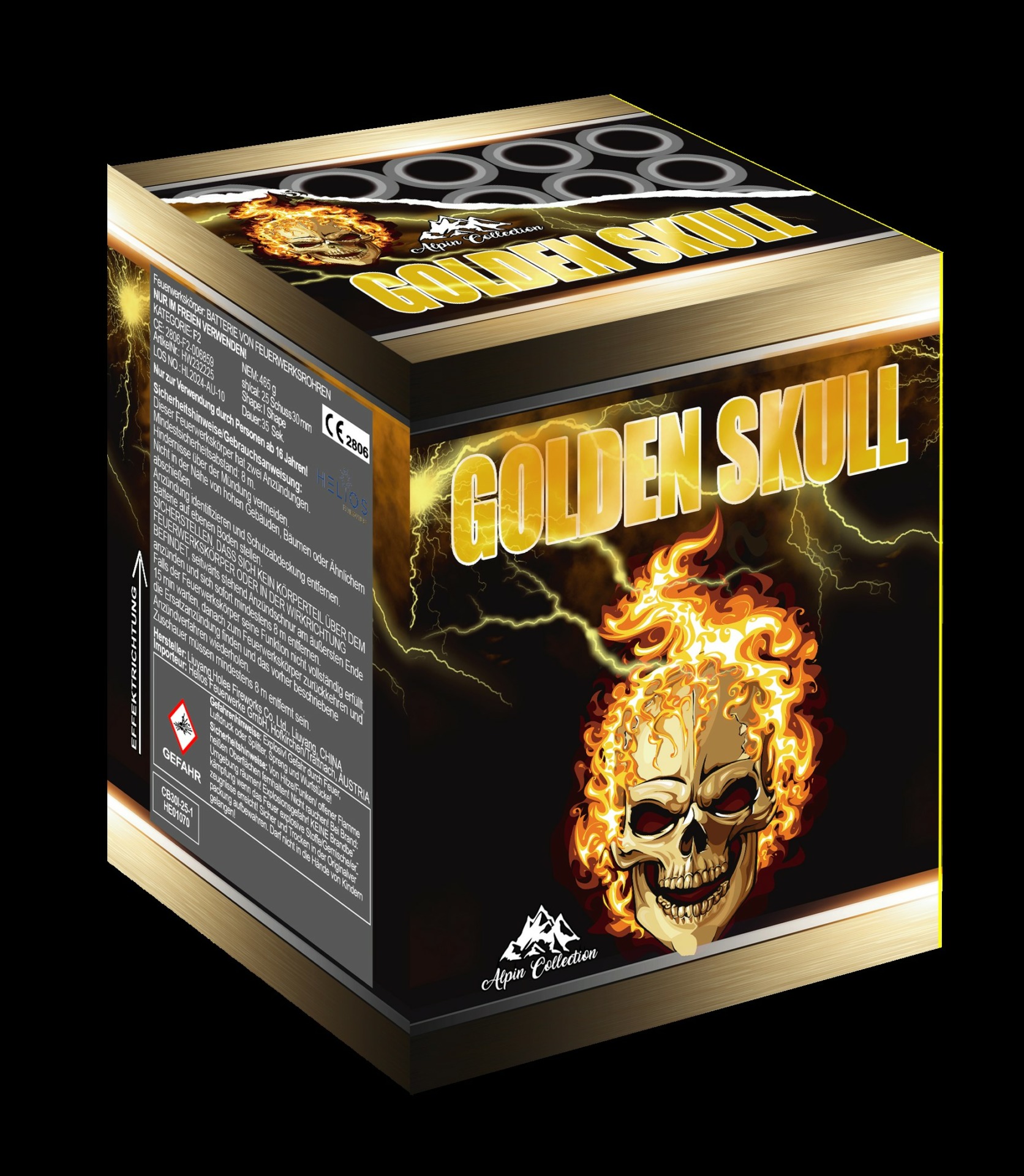 ALPIN GOLDEN SKULL 25 gemischte gold und Farb Effekte