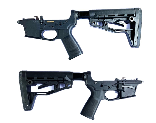 AC-Unity AR9 Lower für Kaliber 9x19, Glock Magazine, Surplus teilmontiert