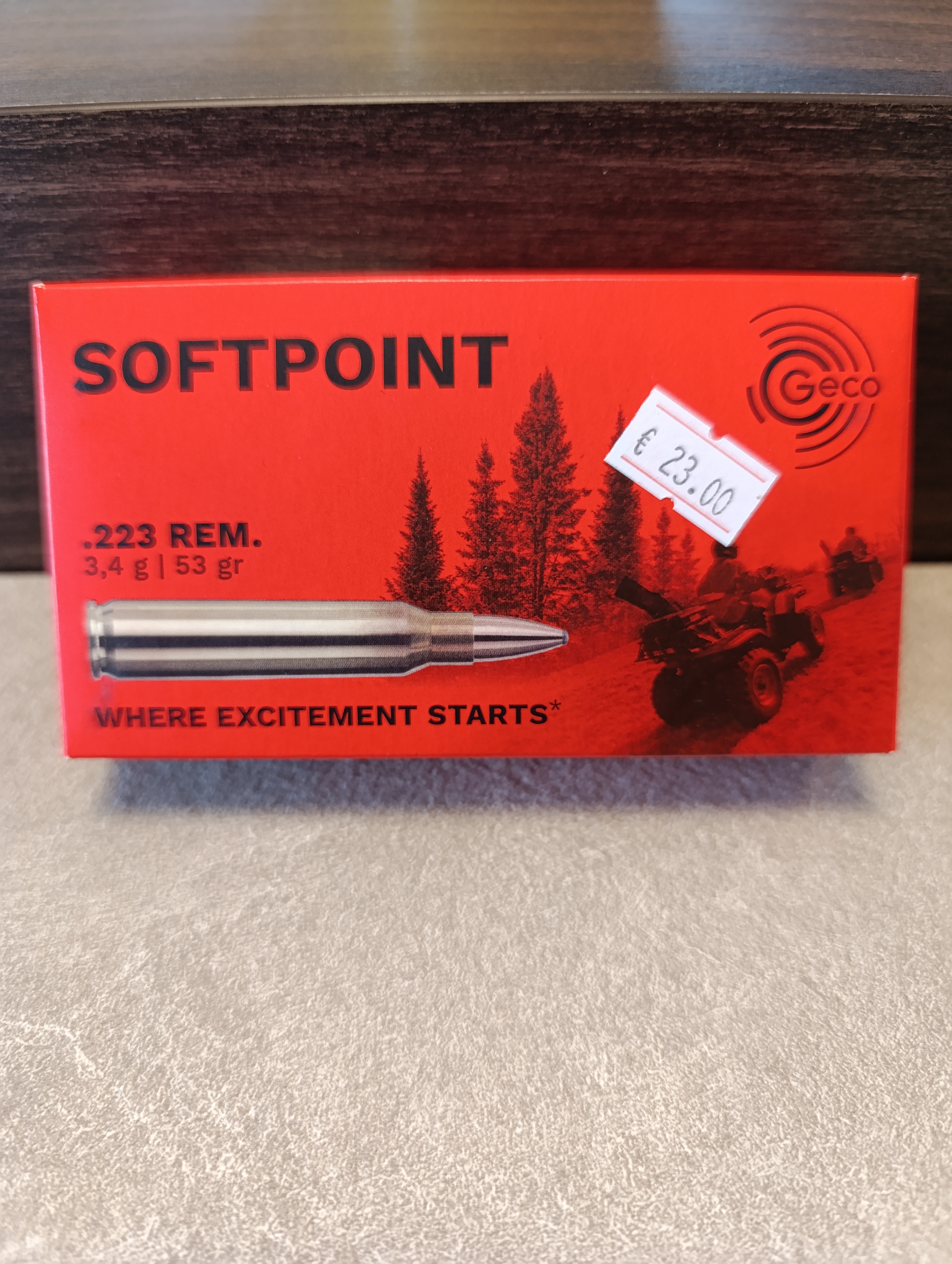 Geco .223 Rem. Softpoint 53grs 20er Geco .223 Rem. Softpoint 53grs 20er